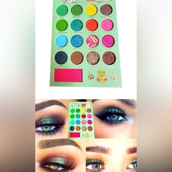 Princess Tiana GRL PWR Eyeshadow Palette | 16 Shades + Blush & Highlighter - Picture 12 of 16